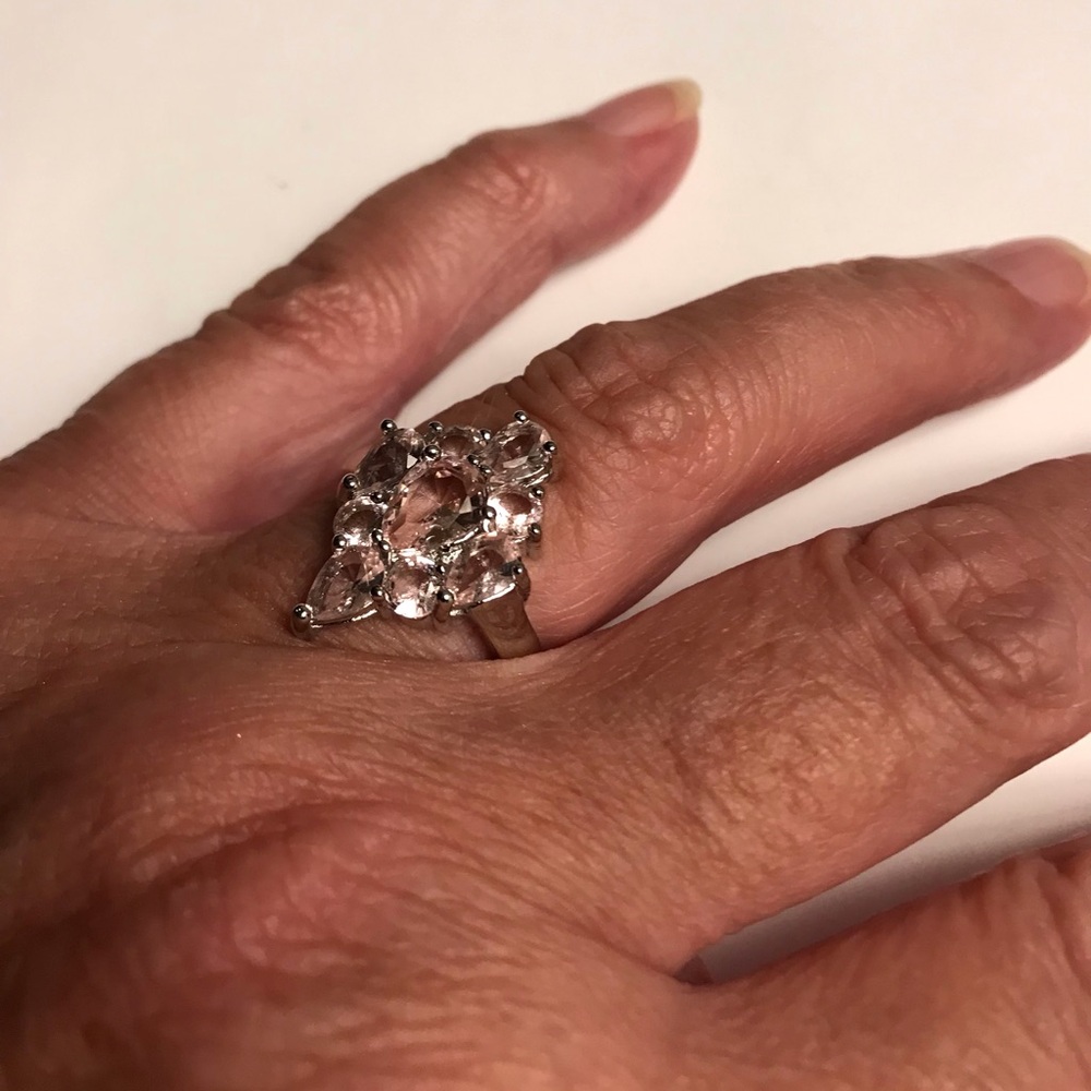 Kunzite 925 Sterling Silver Ring